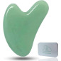 Gua Sha Jade Stone Massage Tool Set for Face & Body – Wrinkle Prevention, SPA Acupuncture & Therapy