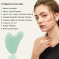 Gua Sha en Jade pour Visage et Corps - Massage Anti-Rides, Detox, Acupuncture et Thérapie Points Vitaux Gua Sha en Jade pour Visage et Corps - Massage Anti-Rides, Detox, Acupuncture et Thérapie Points Vitaux