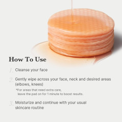 Medicube Red Succinic Acid & Panthenol Toner Pads for Gentle Facial Peeling and Exfoliation