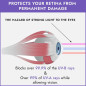 Super Sunnies Flexible UV Eye Tanning Bed Goggles with Adjustable Strap - Purple Super Sunnies Flexible UV Eye Tanning Bed Goggles with Adjustable Strap - Purple