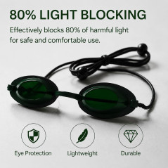 Lunettes de Protection Laser OPT/IPL pour Thérapie Lumière Rouge