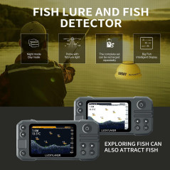 LUCKY Kayak Wireless Fish Finder - Portable Rechargeable Sonar MT-202