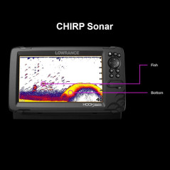 Lowrance HOOK Reveal 5 SplitShot - 5 Fish Finder with C-MAP Mapping