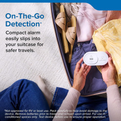 Kidde COB Carbon Monoxide Detector, AA Battery-Powered, Portable & Reliable Safety Alarm