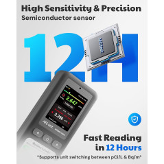 HOUND-1011S Portable Radon Detector – Accurate, Lightweight & Easy-to-Use