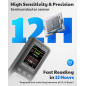 HOUND-1011S Portable Radon Detector – High-Accuracy, Lightweight, Audible/Visual Alarms, Long-Term Home Monitor