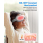 Eye Massager with Heat & Bluetooth Music – Relieve Eye Strain, Headache, Improve Sleep, Perfect Gift for Women