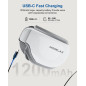 Eye Massager with Heat & Bluetooth Music – Relieve Eye Strain, Headache, Improve Sleep, Perfect Gift for Women