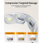 Masque de Massage Oculaire Silencieux avec Chaleur, Compression, Musique Bluetooth, Minuteur Pliable