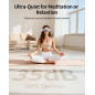 Masque de Massage Oculaire Silencieux avec Chaleur, Compression, Musique Bluetooth, Minuteur Pliable