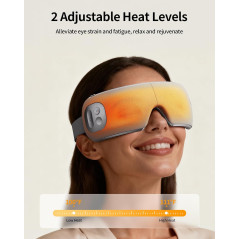 Ultra Quiet Eye Massager with Heat, Air Compression & Bluetooth Music
