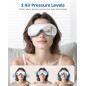 Cotsoco Eye Massager with Heat, Remote & Compression – Foldable Sleep Mask for Relaxation, Sleep & Migraine Relief