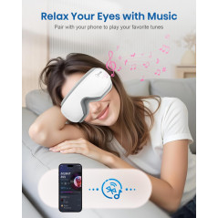 Cotsoco Eye Massager with Heat & Compression – Adjustable Sleep Mask Gift