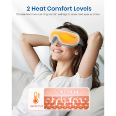 Cotsoco Eye Massager with Heat & Compression – Adjustable Sleep Mask Gift
