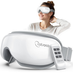 Cotsoco Eye Massager with Heat & Compression – Adjustable Sleep Mask Gift