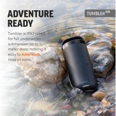 Ember 16oz Black Tumbler - App-Controlled Heated Travel Coffee Mug