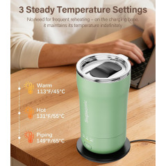 Tasse Chauffante Supsonic 14oz - Mug de Voyage Intelligente