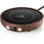 SWEETFULL Wood Desk Mug Warmer with Timer – Coffee Cup Heater for Office & Home