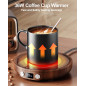 SWEETFULL Chauffe-tasse de bureau en bois avec minuterie, chauffe-tasse à café pratique SWEETFULL Chauffe-tasse de bureau en bois avec minuterie, chauffe-tasse à café pratique