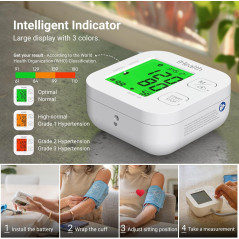 iHealth Track Smart Upper Arm Blood Pressure Monitor with Wide Cuff