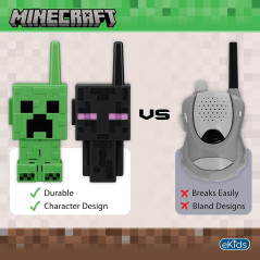 Walkie Talkies eKids Minecraft - Jouets Intérieurs & Extérieurs