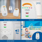 VTech DM111 Babyphone Audio DECT 6.0 Sans WiFi, Antipiratage, Batterie 8h, Clip Ceinture, Portée 300m