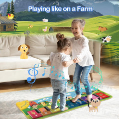 Tapis Piano FOKI pour Enfants 1-3 ans – Jouet Bébé Éducatif
