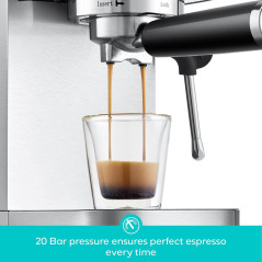 CASABREWS 3700 Espresso Machine - Stainless Steel with Steam Wand