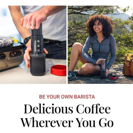AeroPress Go Kit Café Portable Extra Petit – Machine à Café Compacte & Rapide