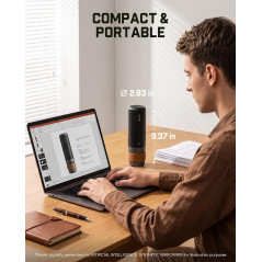 Fanttik Cafein 11 Portable Espresso Maker, 20 Bar Pressure Coffee Machine with USB-C Charging