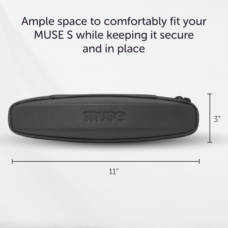 MUSE S Official Carrying Case | Travel & Storage for Brain Headband