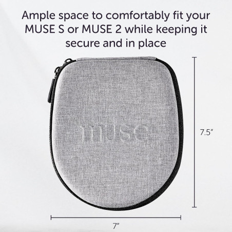 Muse 2 Case | Official Storage & Travel Carrying Case | Compatible with Original Muse Headband & Biofeedback Devices