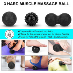 Foam Roller Set | High Density Back & Muscle Roller Stick for Relief