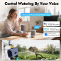 WiFi Smart Water Timer for Garden Hose with Brass Inlet, App & Voice Control, 2-Zone Irrigation Controller