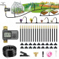 Système d'Irrigation Goutte-à-Goutte 60FT avec Minuteur d'Eau Intelligent Système d'Irrigation Goutte-à-Goutte 60FT avec Minuteur d'Eau Intelligent