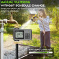 60FT Drip Irrigation System with Smart Automatic Water Timer for Efficient Garden Watering