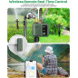 Minuteur d'arrosage WiFi pour jardin, contrôle intelligent, portée 300m, app/voix, retard pluie, laiton Minuteur d'arrosage WiFi pour jardin, contrôle intelligent, portée 300m, app/voix, retard pluie, laiton