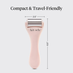 Kitsch Pink Ice Roller for Face – Cooling Face Roller for Men & Women