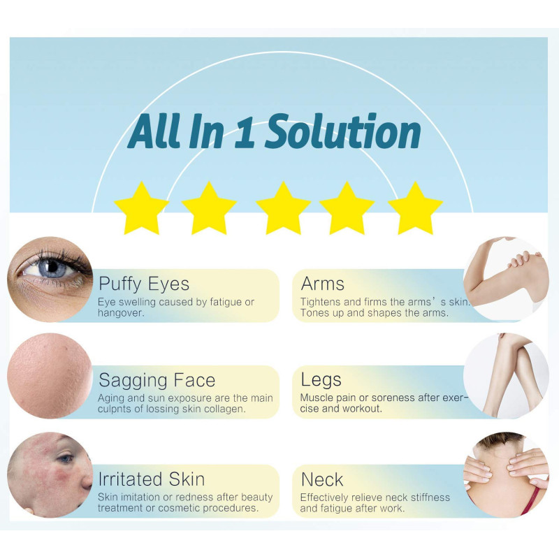 ESARORA Ice Roller for Face & Eye – Relieve Puffiness & Pain Fast