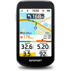 iGPSPORT BSC500 Ordinateur Vélo GPS 3,3'' Écran Tactile Navigation Vocale Carte