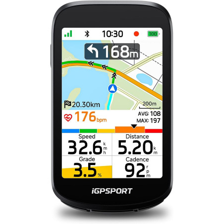 iGPSPORT BSC500 GPS Vélo 3.3'' Écran Tactile Navigation Voix