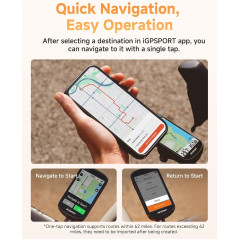iGPSPORT BSC500 GPS Bike Computer – 3.3'' Touch Screen & Voice Nav