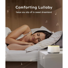 Dreamegg D1 White Noise Machine for Baby with Night Light & Timer