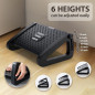 CasaZenith Repose-Pieds Réglable en 6 Hauteurs, Confort Sous Bureau au Travail CasaZenith Repose-Pieds Réglable en 6 Hauteurs, Confort Sous Bureau au Travail