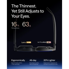 Lunettes VITURE Pro 2 XR/AR - UltraClarity 3.0, Myopie -5.0D