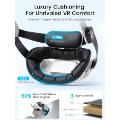Sangle Kawaye VR avec Batterie 10000mAh pour Meta Quest 3/2