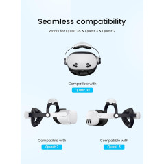 Sangle Kawaye VR avec Batterie 10000mAh pour Meta Quest 3/2