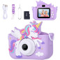 Appareil Photo Licorne pour Enfants Filles 3-8 ans, Violet Appareil Photo Licorne pour Enfants Filles 3-8 ans, Violet