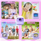 Appareil Photo Numérique Instantané Enfants 1080P HD Double Objectif avec Impression & Carte TF, Cadeau Noël Âge 3-16 ans Appareil Photo Numérique Instantané Enfants 1080P HD Double Objectif avec Impression & Carte TF, Cadeau Noël Âge 3-16 ans