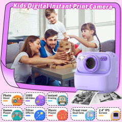 Appareil Photo Numérique Enfants 1080P HD Cadeau Noël & Anniv